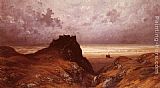 Famous Castle Paintings - Castle on the Isle of Skye